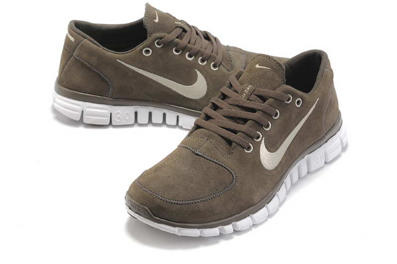 Nike Free 3.0 Fur Women Shoes Brown White (2)
